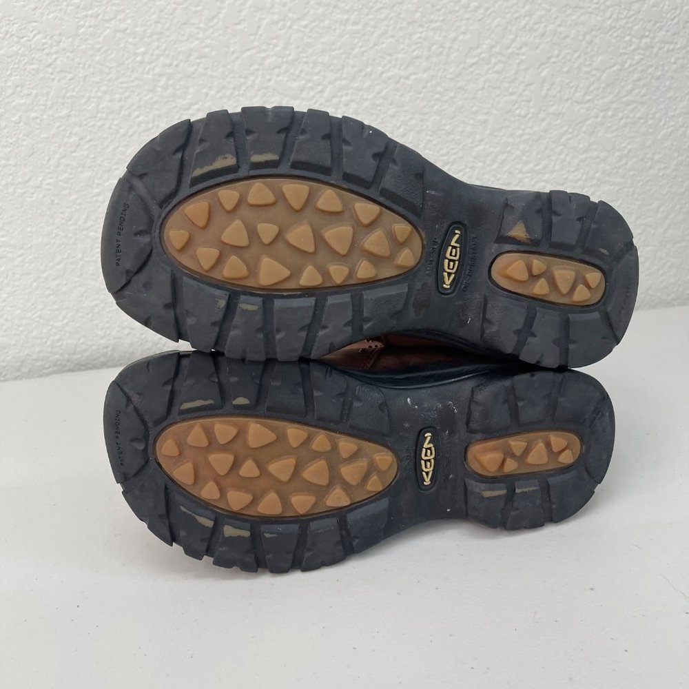 Keen Winthrop Leather Side Zip Insulated Winter Snow Boots 5379-MBRN Womens 7.5 - Picture 8 of 8